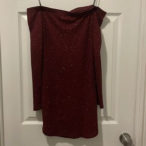 Maroon homecoming dress